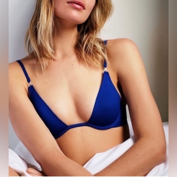 NWT Free People Intimately Blue Ari Underwire Bra Size 32C - Picture 4 of 15